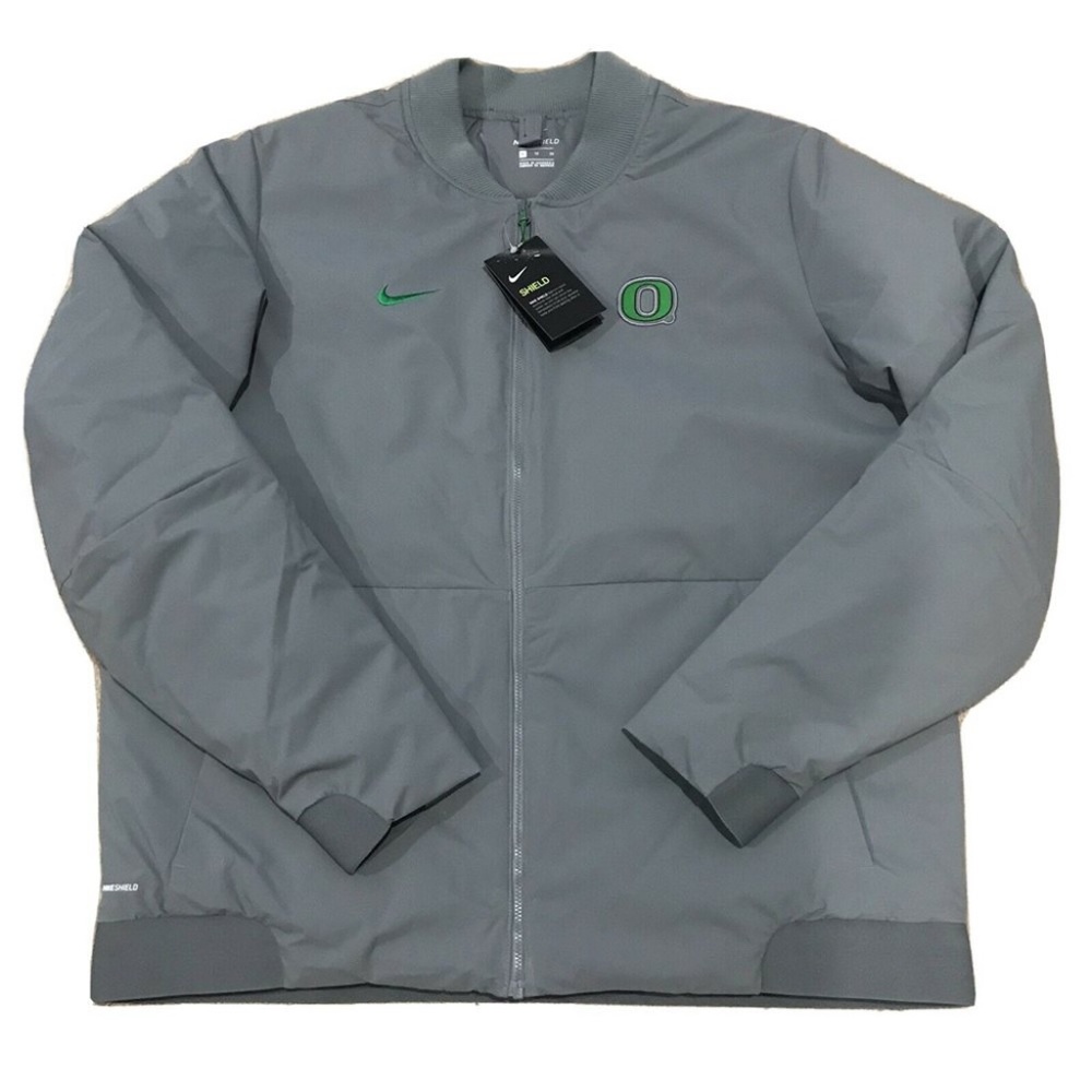 Oregon Ducks Nike Shield Bomber Jacket (Cool Grey)
